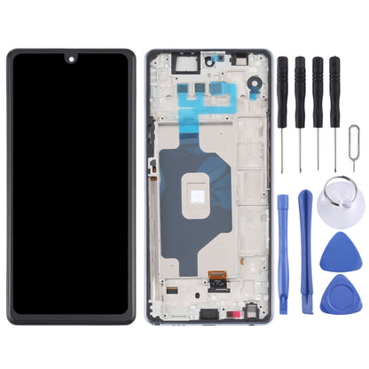 Écran LCD et numériseur complet avec cadre pour LG Stylo 6/K71 LMQ730TM LM-Q730TM LMQ730HA LM-Q730HA