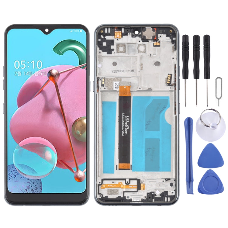 Écran LCD et numériseur complet avec cadre pour LG Q51 LM-Q510N