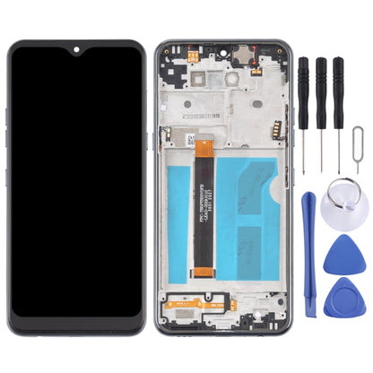 Écran LCD et numériseur complet avec cadre pour LG Q51 LM-Q510N