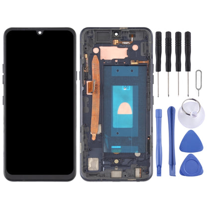 Écran LCD et numériseur complet avec cadre pour LG G8X ThinQ LMG850EMW LM-G850, For LG G8X ThinQ