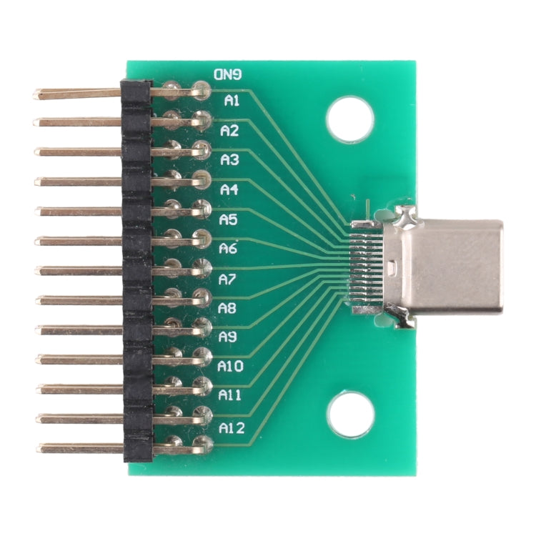 Carte de test mâle de type C USB 3.1 avec connecteur 24P + 2P pour carte PCB