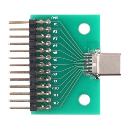 Carte de test mâle de type C USB 3.1 avec connecteur 24P + 2P pour carte PCB
