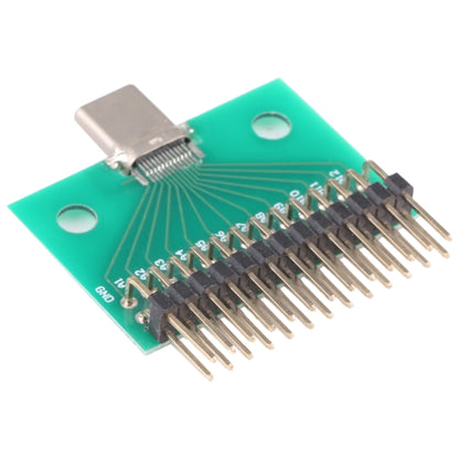 Carte de test mâle de type C USB 3.1 avec connecteur 24P + 2P pour carte PCB