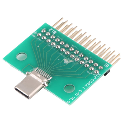 Carte de test mâle de type C USB 3.1 avec connecteur 24P + 2P pour carte PCB