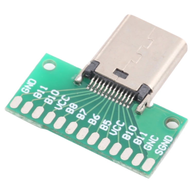 Carte de Test femelle Double face positive et négative de Type C, USB 3.1 avec PCB 24 broches soudées