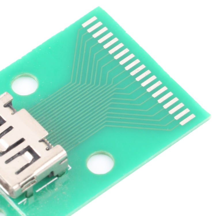 Carte de test mini HDMI femelle HDMI-C avec PCB 19 broches