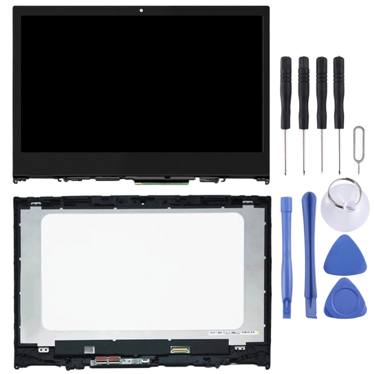 Écran LCD 1366 x 768px et numériseur complet avec cadre pour Lenovo Yoga 520-14IKB, For Lenovo Yoga 520-14IKB 1366 x 768px