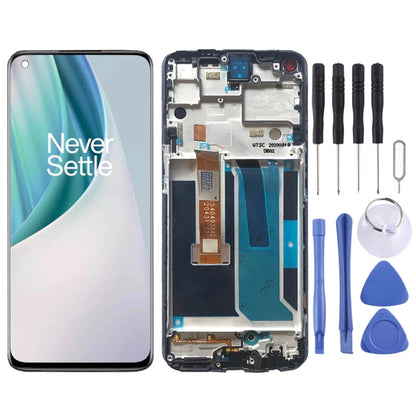Pour OnePlus Nord N10 5G BE2029 numériseur assemblage complet avec cadre écran LCD OEM