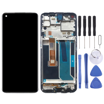 Pour OnePlus Nord N10 5G BE2029 numériseur assemblage complet avec cadre écran LCD OEM