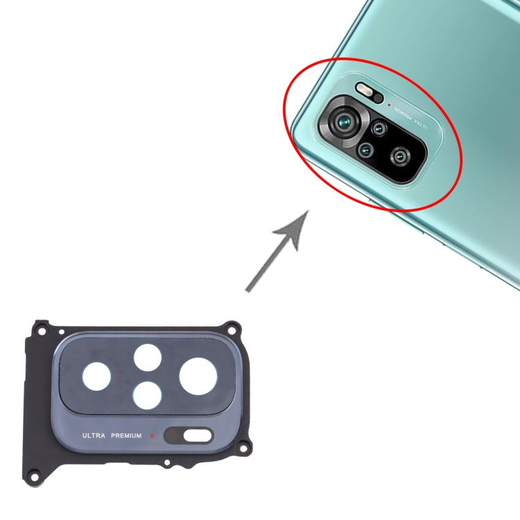 Couvercle d'objectif de caméra pour Xiaomi Redmi Note 10 / Redmi Note 10S M2101K7BG M2101K7BI M2101K7BNY M2101K7AI M2101K7AG
