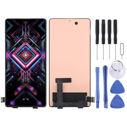 Ensemble complet d'écran LCD et de numériseur en matériau OLED pour Xiaomi Redmi K40 Gaming / Poco F3 GT / Black Shark 5 Pro