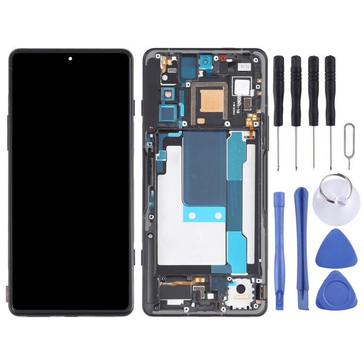 Écran LCD et numériseur en matériau OLED, assemblage complet avec cadre, pour Xiaomi Redmi K40 Gaming M2012K10C M2104K10AC