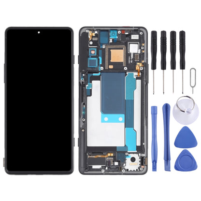 Écran LCD et numériseur en matériau OLED, assemblage complet avec cadre, pour Xiaomi Redmi K40 Gaming M2012K10C M2104K10AC