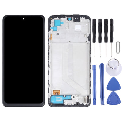 Écran LCD en matériau OLED et numériseur complet avec cadre pour Xiaomi Redmi Note 10 4G / Redmi Note 10s 4G / Redmi Note 11 SE India / Poco M5s M2101K7AI M2101K7AG M2101K7BG M2101K7BI M2101K7BNY