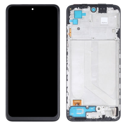 Écran LCD en matériau OLED et numériseur complet avec cadre pour Xiaomi Redmi Note 10 4G / Redmi Note 10s 4G / Redmi Note 11 SE India / Poco M5s M2101K7AI M2101K7AG M2101K7BG M2101K7BI M2101K7BNY