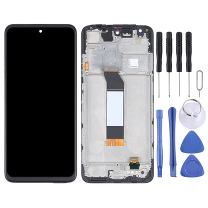 Écran LCD d'origine pour Xiaomi Redmi Note 10 5G / Redmi Note 10T 5G / Redmi Note 10T 5G M2103K19I / Poco M3 Pro 5G M2103K19PG, M2103K19PI, M2103K19G, M2103K19C numériseur assemblage complet avec cadre