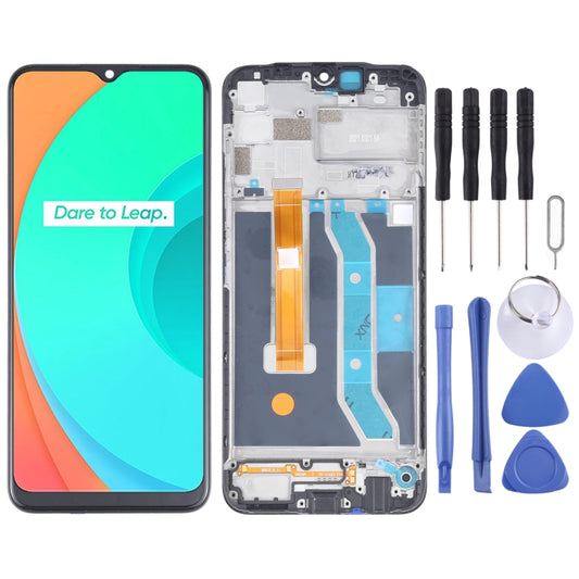 Écran LCD d'origine et numériseur complet avec cadre pour OPPO Realme C11 RMX2185