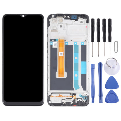 Écran LCD d'origine et numériseur assemblage complet avec cadre pour OPPO A15/A15S/A35/A16K CPH2185 CPH2179 PEHM00