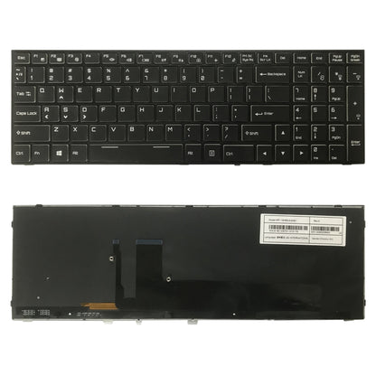 Clavier Version américaine avec rétro-éclairage pour Hasee G10 Z8 Z7M Z7-CT5NA7NA7GS KPZGZ GX9 911PLUS CN95S01
