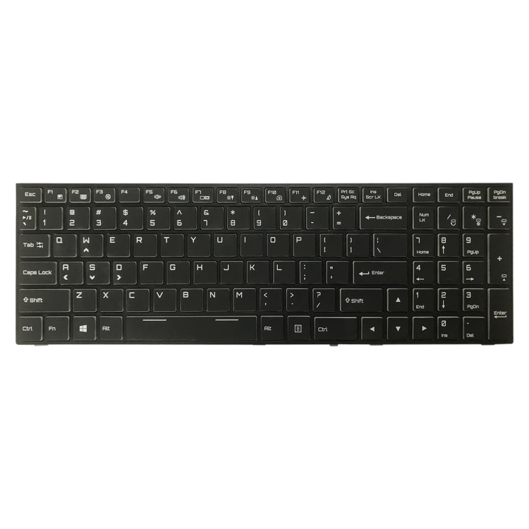 Clavier Version américaine avec rétro-éclairage pour Hasee G10 Z8 Z7M Z7-CT5NA7NA7GS KPZGZ GX9 911PLUS CN95S01