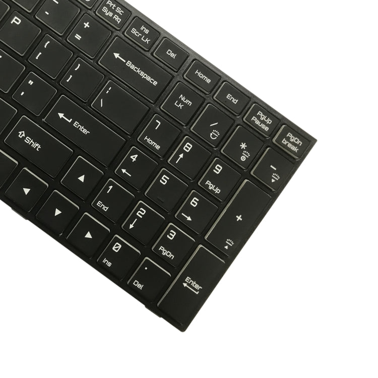 Clavier Version américaine avec rétro-éclairage pour Hasee G10 Z8 Z7M Z7-CT5NA7NA7GS KPZGZ GX9 911PLUS CN95S01