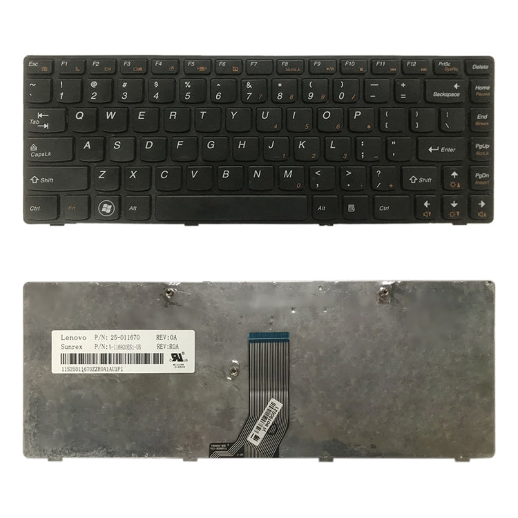 Clavier Version américaine pour Lenovo G470 V470 B470 B490 G475 B475E V480C B480 M490 B475 V480 M495