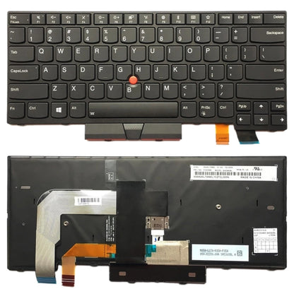 Clavier Version américaine avec rétro-éclairage pour Lenovo Thinkpad T470 T480 A475 A485