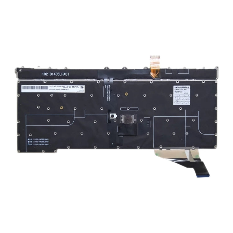 Clavier version américaine avec rétroéclairage pour Lenovo Thinkpad X1 Carbon 3e génération 2015