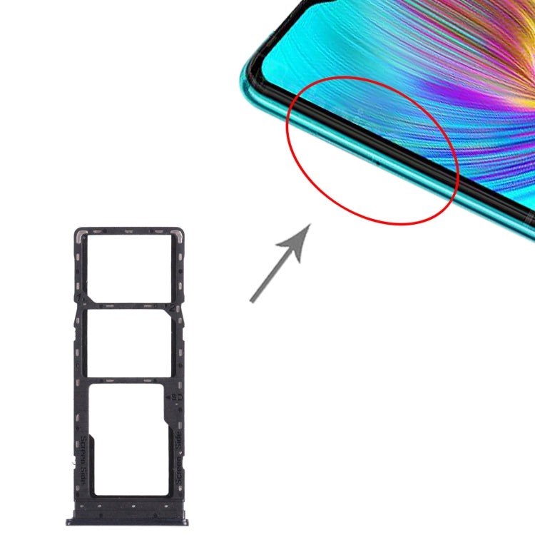 Pour infinix Hot 9 Play X680 C680B X680C plateau de carte SIM + plateau de carte SIM + plateau de carte Micro SD