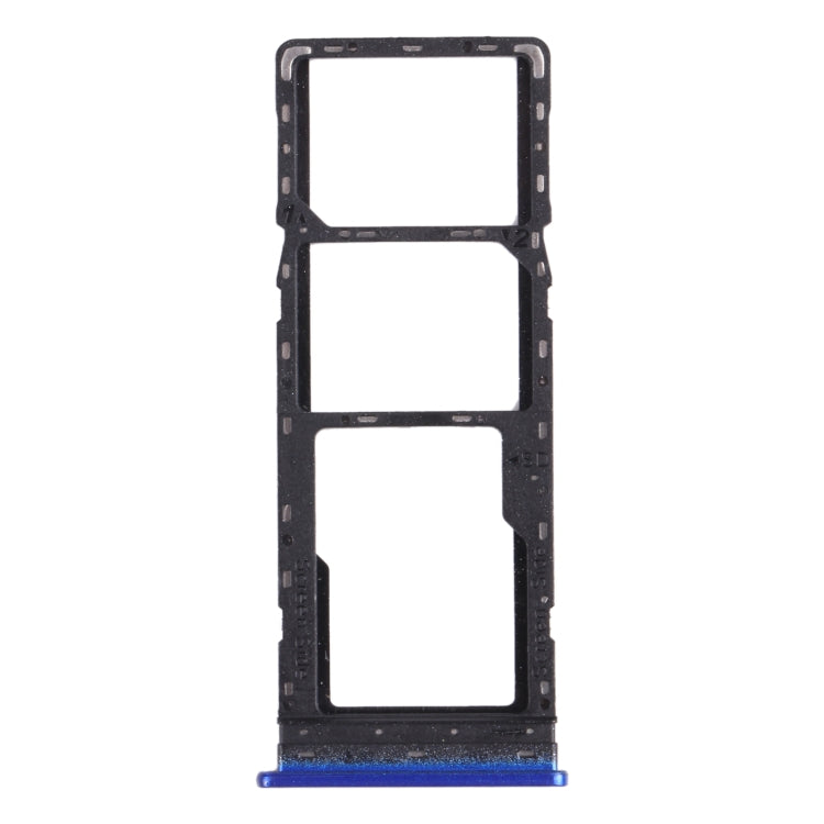 Pour Tecno Spark 4 / Camon 12 KC2 KC8 CC7 Plateau de carte SIM + Plateau de carte SIM + Plateau de carte Micro SD