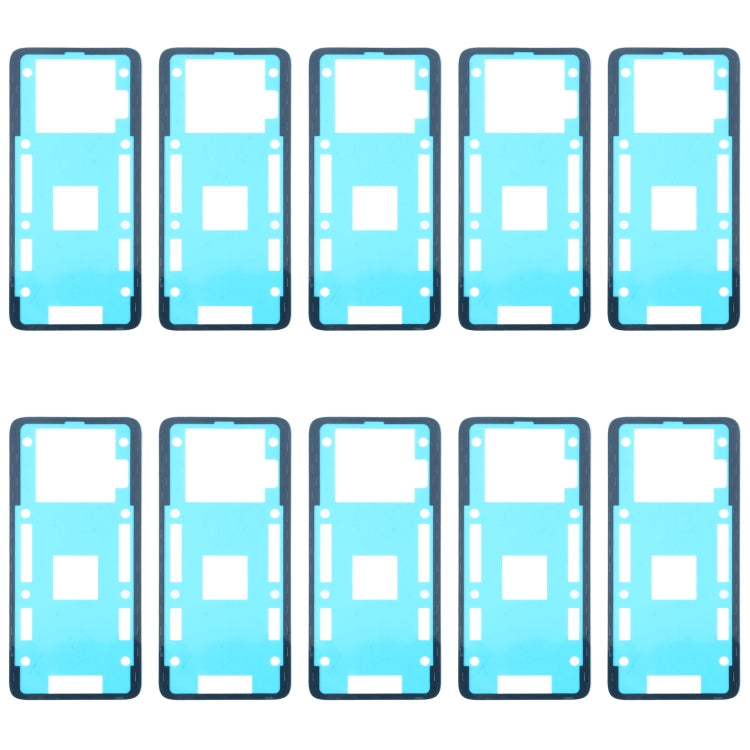 Adhésif de couverture de boîtier arrière de 10 pièces pour Xiaomi Redmi Note 9S / Redmi Note 9 Pro (inde) / Redmi Note 9 Pro Max
