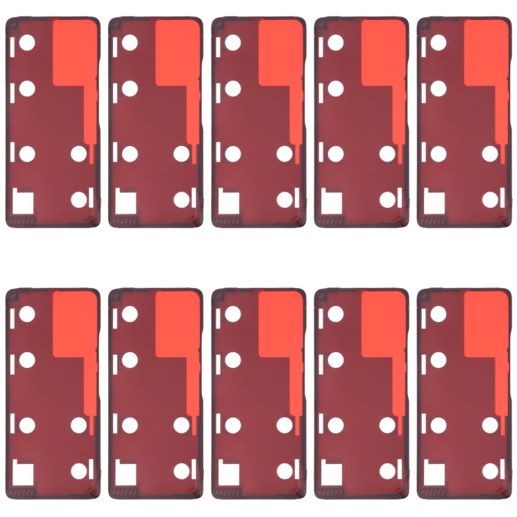 Adhésif de couverture de boîtier arrière de 10 pièces pour Xiaomi Redmi Note 10 Pro