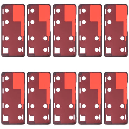 Adhésif de couverture de boîtier arrière de 10 pièces pour Xiaomi Redmi Note 10 Pro