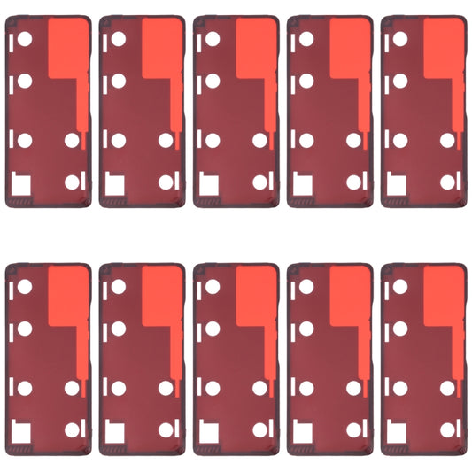 Adhésif de couverture de boîtier arrière de 10 pièces pour Xiaomi Redmi Note 10 Pro