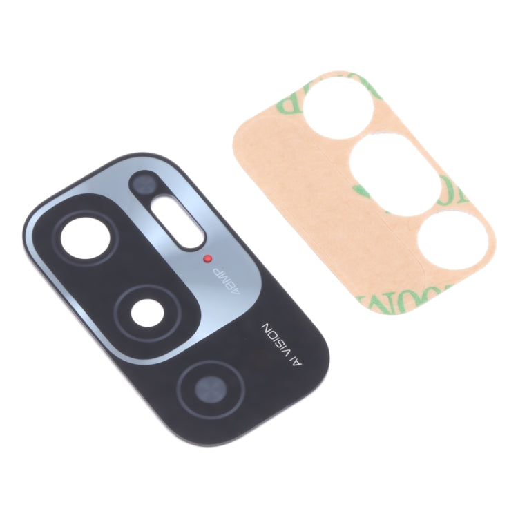 Objectif de caméra arrière 10 pièces pour Xiaomi Redmi Note 10 5G / Redmi Note 10T 5G M2103K19G M2103K19C