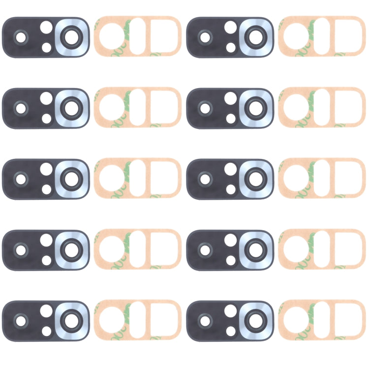 Objectif de caméra arrière 10 pièces pour Xiaomi Redmi Note 10S M2101K7BG M2101K7BI M2101K7BNY
