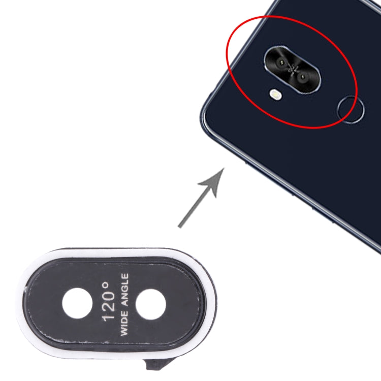 Cache objectif d'appareil photo pour Asus Zenfone 5 Lite ZC600KL