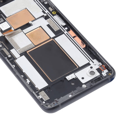 Écran LCD matériel OLED et numériseur assemblage complet avec cadre pour téléphone Asus ROG 5 ZS673KS