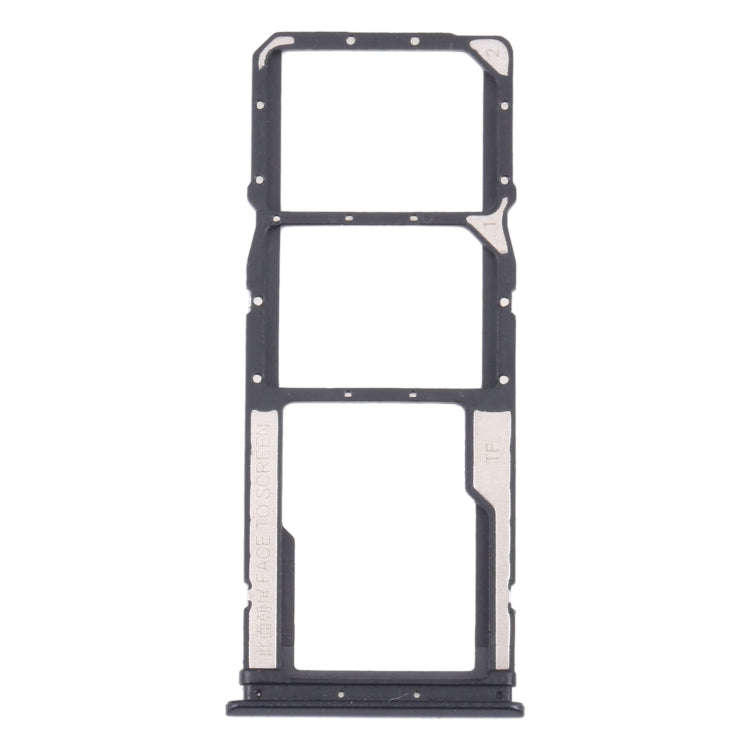 Plateau de carte SIM + plateau de carte SIM + plateau de carte Micro SD pour Xiaomi Redmi 9T 4G / Redmi Note 9 4G J19S M2010J19SC M2010J19SG M2010J19SY
