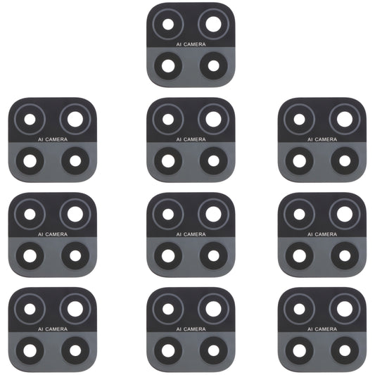 Objectif de caméra arrière pour OPPO A15 / A15s / A35 CPH2185 CPH2179 PEHM00, 10 pièces