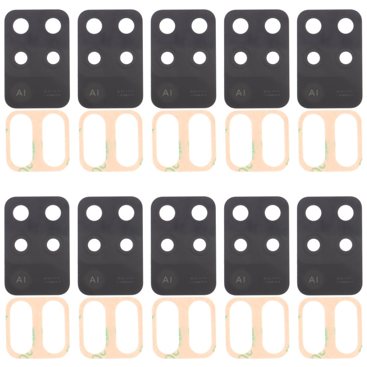 Objectif de caméra arrière pour OPPO Reno5 F CPH2217, 10 pièces