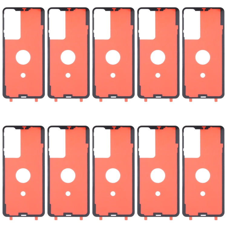 Pour OPPO Realme X50 Pro 5G 10 pièces adhésif de couverture de boîtier arrière