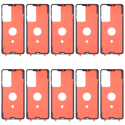 Pour OPPO Realme X50 Pro 5G 10 pièces adhésif de couverture de boîtier arrière