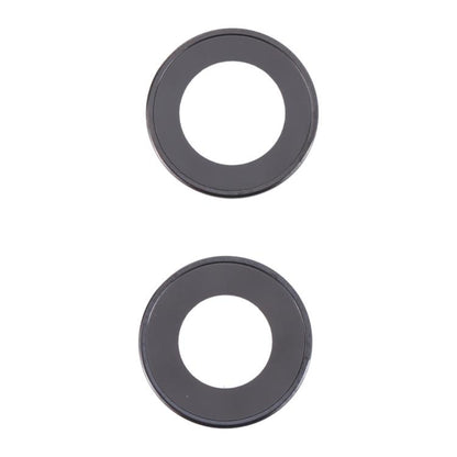Lentille en verre de caméra arrière, 2 pièces, anneau de protection intérieur en métal pour iPhone 13