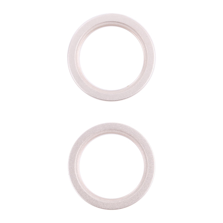 Lentille en verre de caméra arrière, 2 pièces, anneau de protection extérieur en métal pour iPhone 13