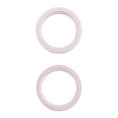 Lentille en verre de caméra arrière, 2 pièces, anneau de protection extérieur en métal pour iPhone 13