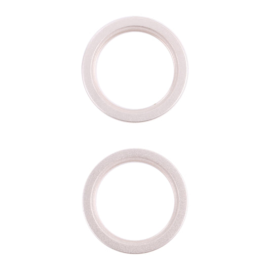 Lentille en verre de caméra arrière, 2 pièces, anneau de protection extérieur en métal pour iPhone 13