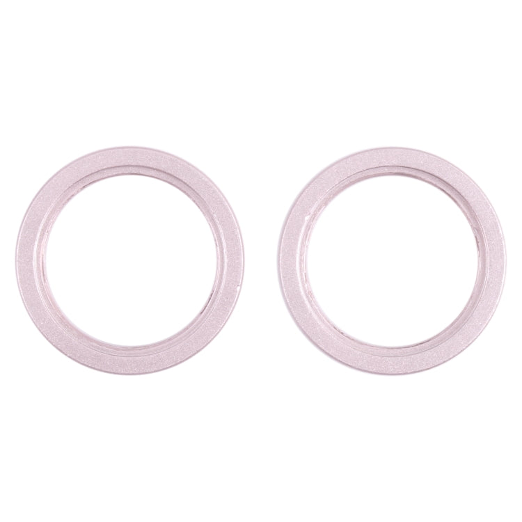Lentille en verre de caméra arrière, 2 pièces, anneau de protection extérieur en métal pour iPhone 13