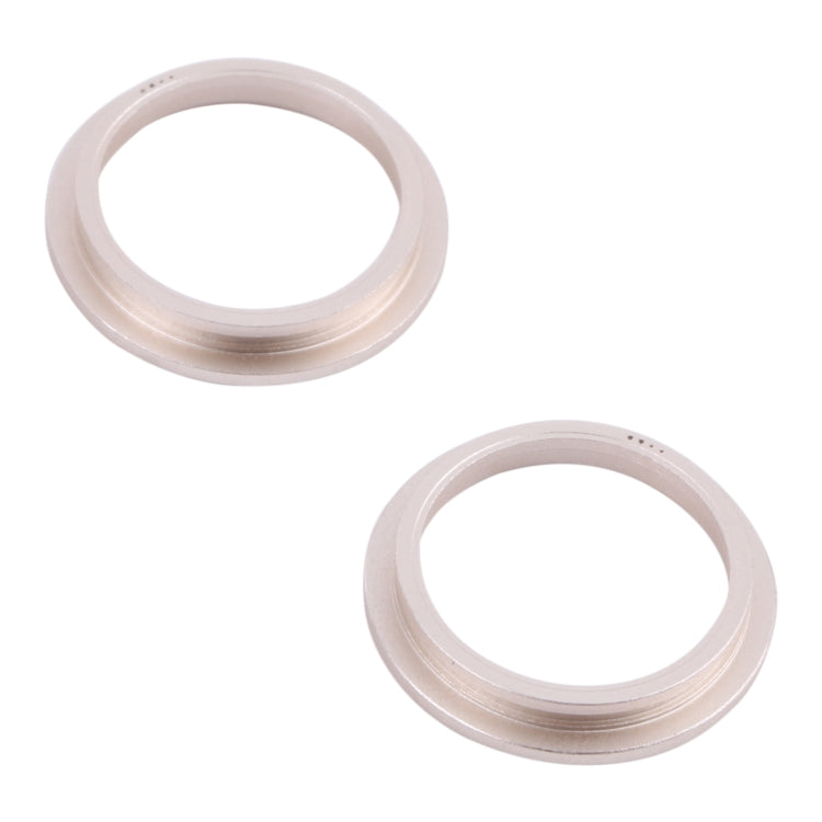 Lentille en verre de caméra arrière, 2 pièces, anneau de protection extérieur en métal pour iPhone 13