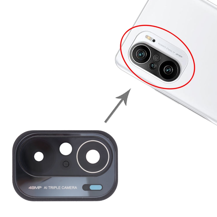 Couvercle d'objectif de caméra pour Xiaomi POCO F3 (48MP) M2012K11AG